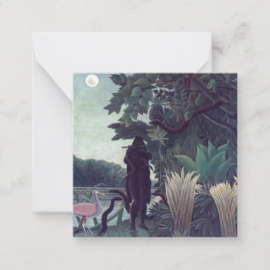 Carte De Correspondance Henri Rousseau - La Charmeuse de serpents