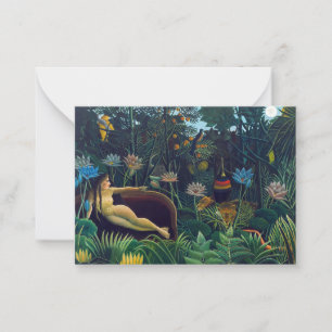 Carte De Correspondance Henri Rousseau - Le Rêve / The Dream