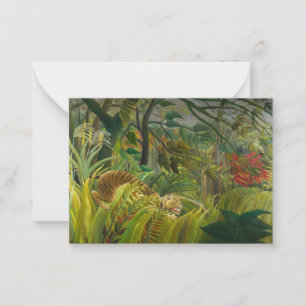 Carte De Correspondance Henri Rousseau - Surpris !
