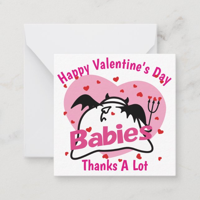 Carte De Correspondance Heureuse Sainte-Valentin DBY avec LOVES (Devant)
