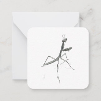 Carte De Correspondance Hi there! Praying Mantis