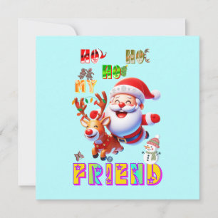 Carte De Correspondance Ho Ho Ho Mon Cher Ami