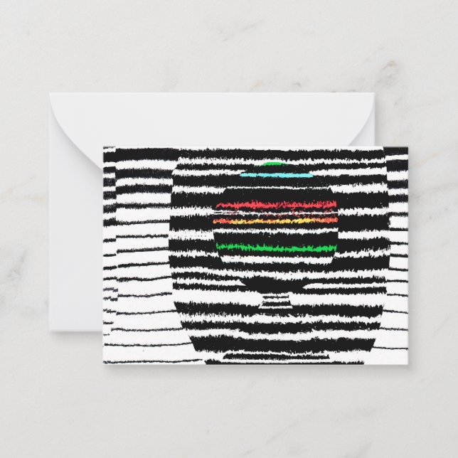 Carte De Correspondance Horizontalis V (Devant)
