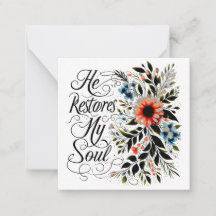 Il restaure mon âme florale