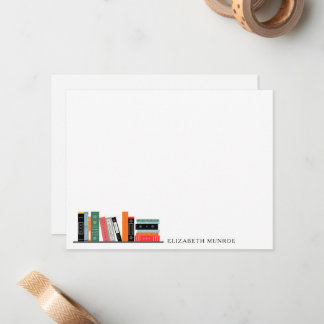 Carte De Correspondance Illustration personnalisée d'une élégante étagère 
