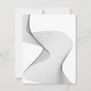 Carte De Correspondance Illustration urbaine futuriste moderne simple ondu