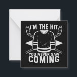 Carte De Correspondance I'm the Hit You Never Saw<br><div class="desc">hockey,  sport,  poison,  funny,  birthday,  ice,  player,  équipe,  lover</div>