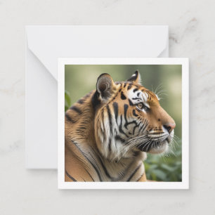 Carte De Correspondance Image de faune majestueuse de gros chat Tigre