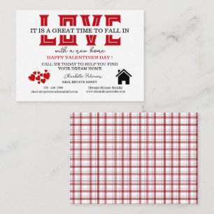 Carte De Correspondance Immobilier Promotionnel Agriculture Saint Valentin