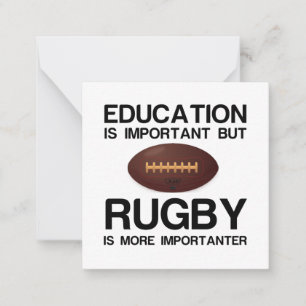 CARTE DE CORRESPONDANCE IMPORTANTE IMPORTANTE RUGBY