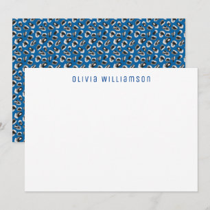 Carte De Correspondance Impression d'animal coloré