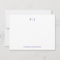 Initiales de couple personnalisées en monogramme v