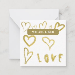 Carte De Correspondance *~ Inspirer AP62 Kindness or LOVED Note Card