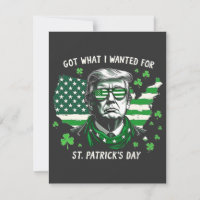 J'ai obtenu ce que je voulais pour la Saint-Patric