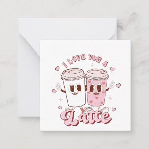Carte De Correspondance J'aime beaucoup un thé à bulles groovy Saint-Valen