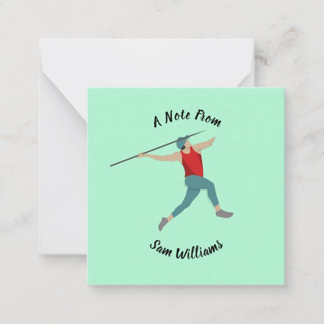 Carte De Correspondance Javelin (Devant)