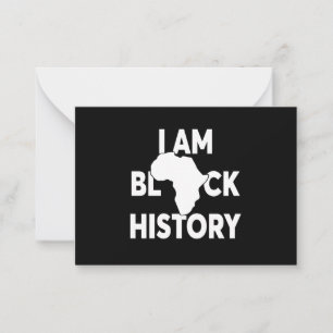 Carte De Correspondance Je suis Black History Black Lives Matter