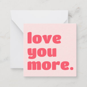 Carte De Correspondance Je t'aime plus