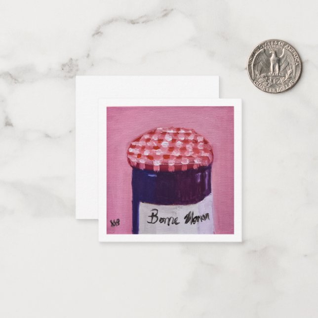 Carte De Correspondance Jelly (Devant/Arrière en situation)