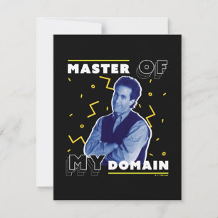 Carte De Correspondance Jerry Seinfeld   Master of My Domain