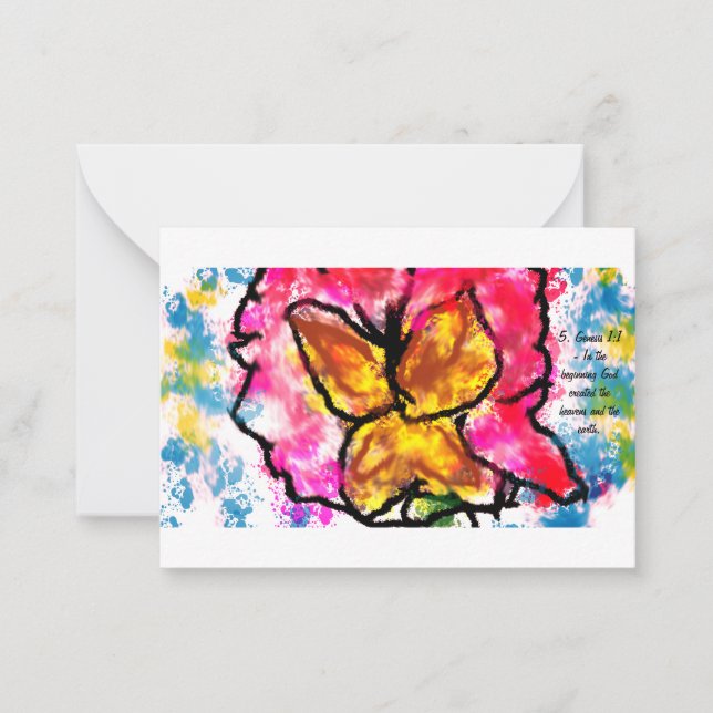 Carte De Correspondance Jésus ici (Devant)
