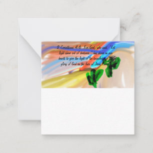 Carte De Correspondance Jésus lumière du monde