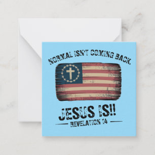 Carte De Correspondance Jésus revient