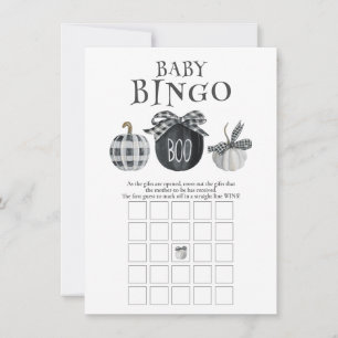Carte De Correspondance Jeu de Bingo Baby shower Halloween