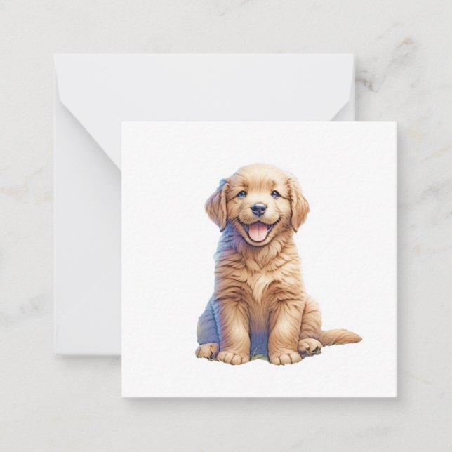 Carte De Correspondance Joli chiot (Devant)