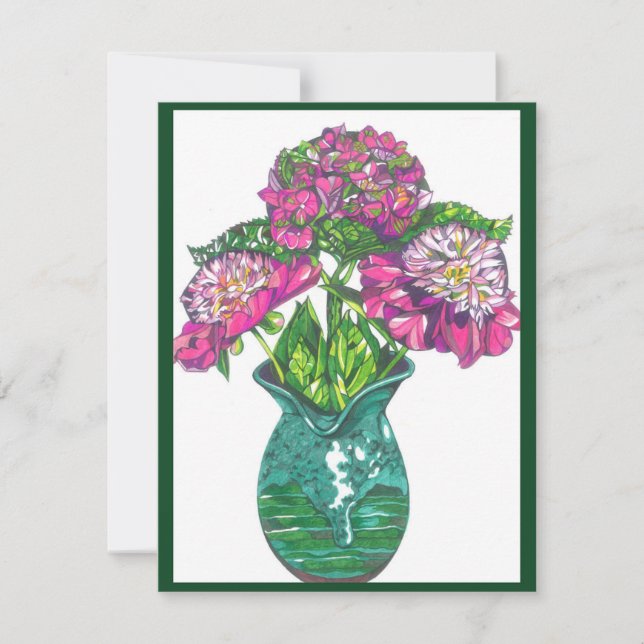 Carte De Correspondance Joli en rose (Devant)