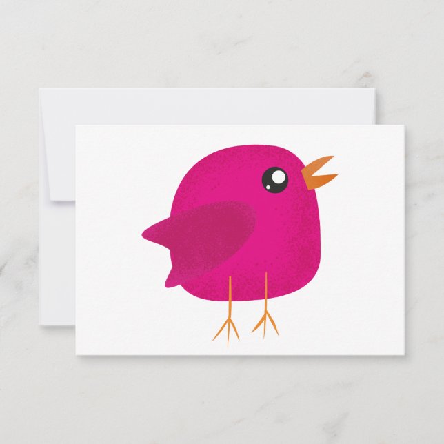 Carte De Correspondance Joli petit oiseau     (Devant)