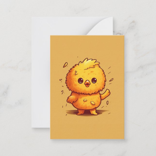 Carte De Correspondance Joli petit poussin (Devant)