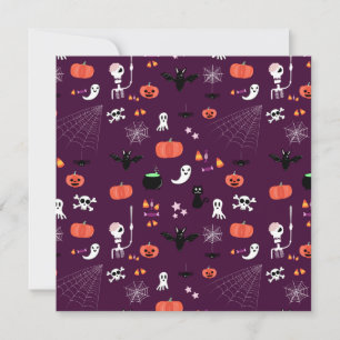 Carte De Correspondance Jolie Art Halloween Effrayant