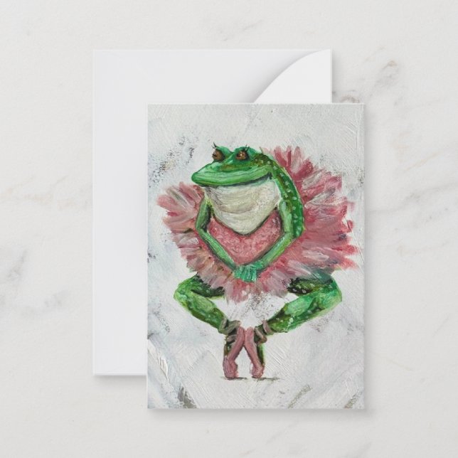 Carte De Correspondance Jolie grenouille (Devant)