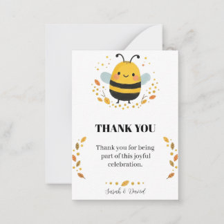 Carte De Correspondance Jolie Petite Abeille Merci