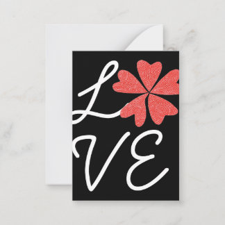 Carte De Correspondance Jolie petite Saint-Valentin fleurie