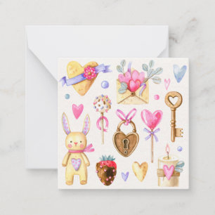 Carte De Correspondance Jolie Saint-Valentin