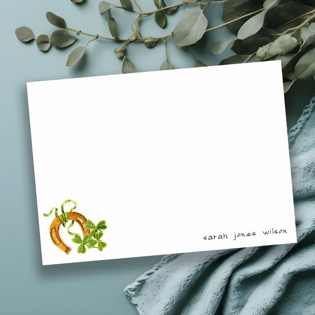 Carte De Correspondance Jolie trèfle chanceux St Patrick's Day Anniversair (Créateur téléchargé)