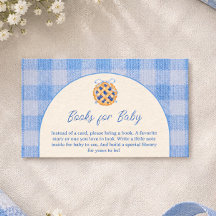 Jolis Livres Bleus à Ruban Gingham pour Bébé