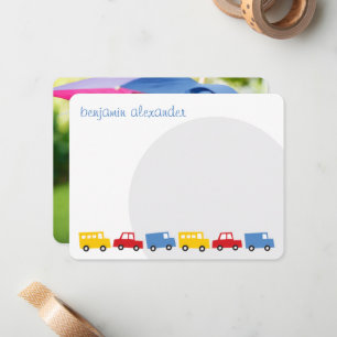 Carte De Correspondance Jouets de garçon Transporter Bébé/Enfant Anniversa