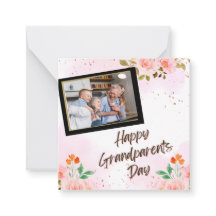 Jour des grands-parents blancs et roses