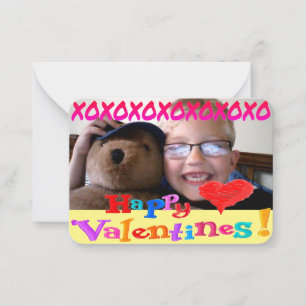 Carte De Correspondance Jour des Valentines de classe personnalisée