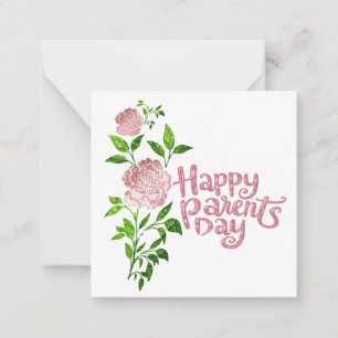 Carte De Correspondance Joyeuse Fête des Parents