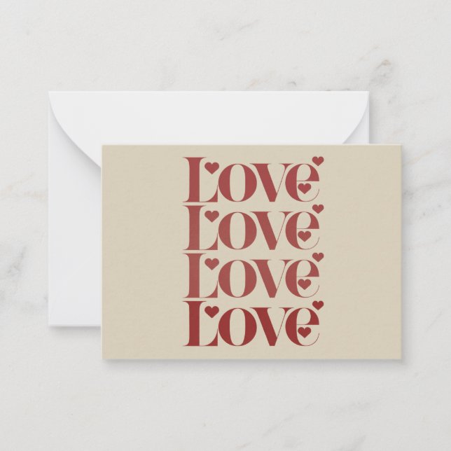 Carte De Correspondance Joyeuse Saint-Valentin Couple de la Saint-Valentin (Devant)