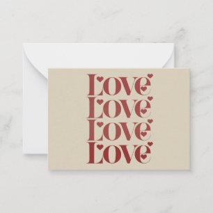 Carte De Correspondance Joyeuse Saint-Valentin Couple de la Saint-Valentin