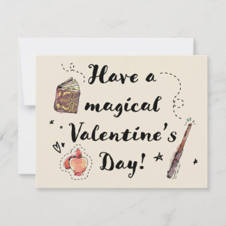 Carte De Correspondance Joyeuse Saint-Valentin Magique