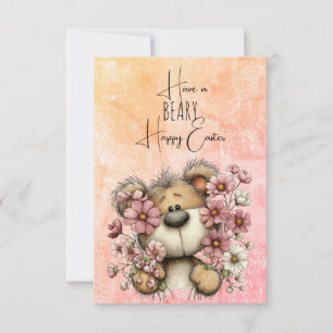 Carte De Correspondance Joyeuses Pâques BEARY