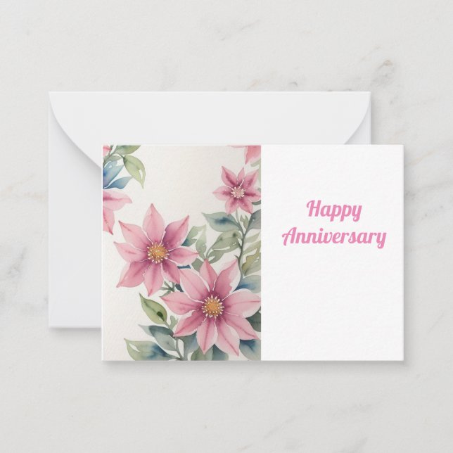 Carte De Correspondance Joyeux anniversaire (Devant)