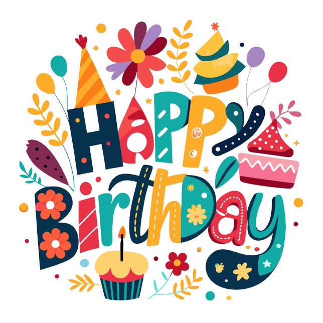 Carte De Correspondance Joyeux Anniversaire  (Créateur téléchargé)