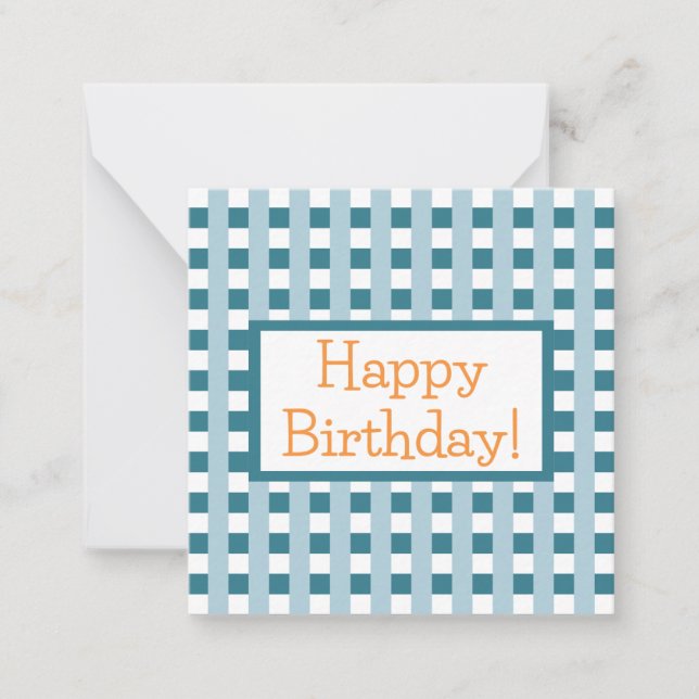 Carte De Correspondance Joyeux Anniversaire (Devant)
